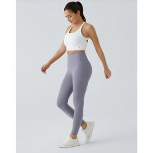 NWT Halara UltraSculpt Lavender High Rise Leggings Sz M Full Length Athleisure